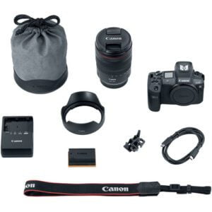 Canon EOS R Mirrorless Digital Camera with 24-105mm F/4-7.1 Lens