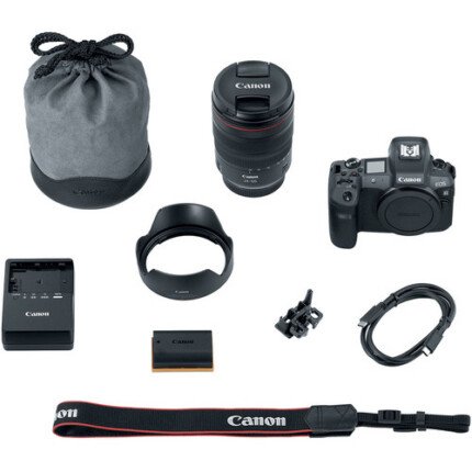 Canon EOS R Mirrorless Digital Camera with 24-105mm F/4-7.1 Lens