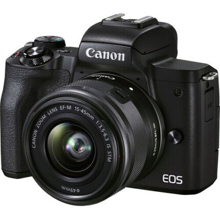 Canon EOS M50 Mark II Mirrorless Digital Camera with 15-45mm Lens