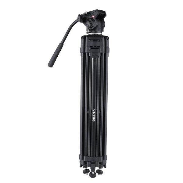 Kingjoy VT-2500+VT3510 Tripod with 360° Fluid Damping Head