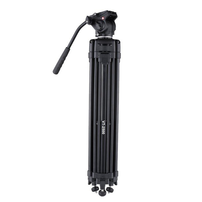 Kingjoy VT-2500+VT3510 Tripod with 360° Fluid Damping Head