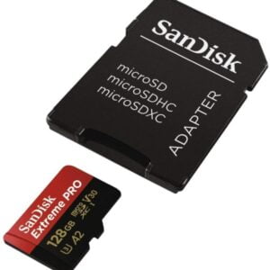 SanDisk Extreme Pro Micro SDXC UHS-I 128GB 170MB/S with Adapter