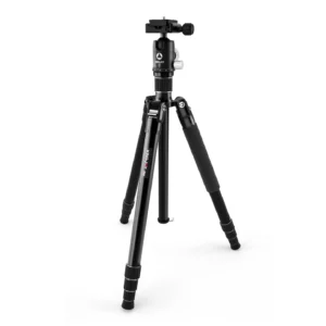 KINGJOY G55+G0 Aluminum Alloy 4-Section Portable Travel Tripod Detachable Monopod w/Panoramic Ball Head Tripod