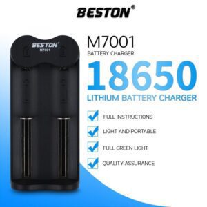 Beston Dual Charger for Li-ion 18650 3.7V Battery – M7001