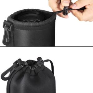 EIRMAI EMB-LP01 Newest DSLR Camera /L/ Soft Lens Covers Pouch Protector