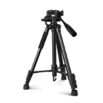 KINGJOY VT-850 lightweight flip lock video tripod with Three-way head