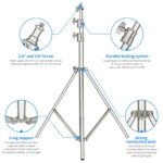 Stainless Steel Light Stand M-300