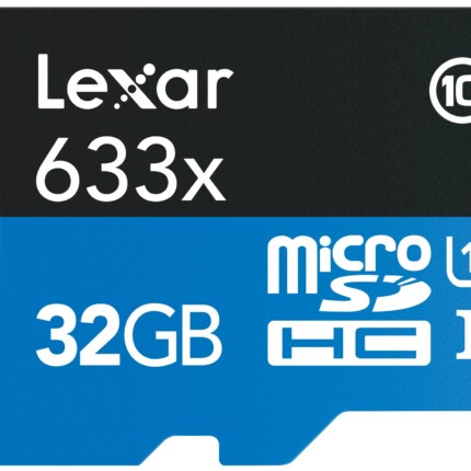 Lexar 16GB High-Performance UHS-I microSDHC Memory Card with SD Adapter