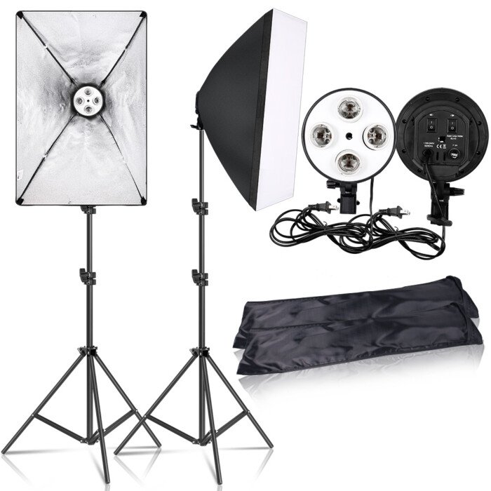 KIT VIDEO 5 SOCKET SOFTBOX
