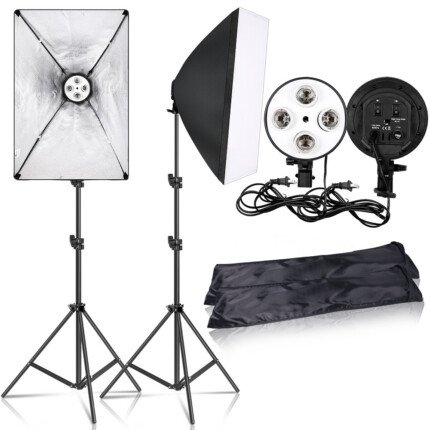 Kit Video 4 Socket Softbox