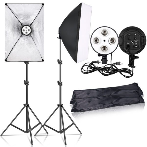 Kit Video 4 Socket Softbox