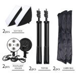 Kit Video 4 Socket Softbox