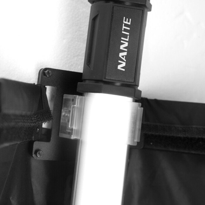 Nanlite Fabric Barndoors and Grid for PavoTube 30C - Image 3