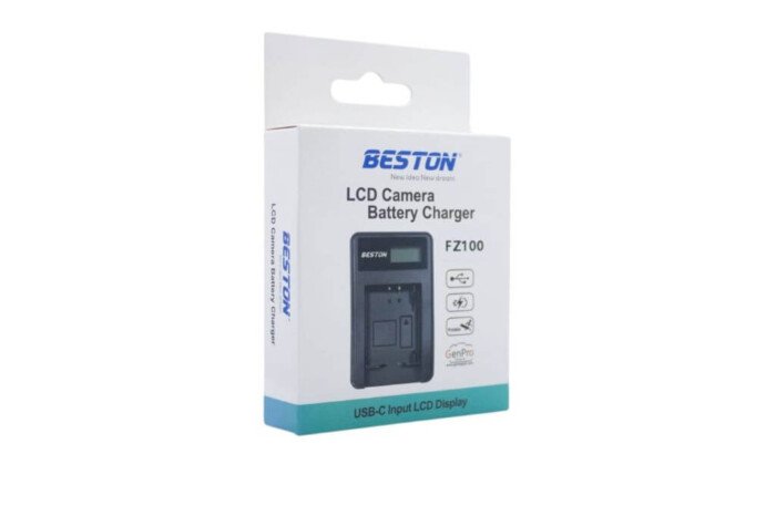 BESTON FZ100 LCD Charger (Type-C) for Sony Camera Batteries A9 II, A9, A7R IV, A7R III, A7 III, And A6700 - Image 3