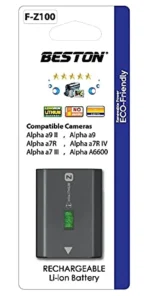 BESTON NP-FZ100 2280mAh battery specifications
