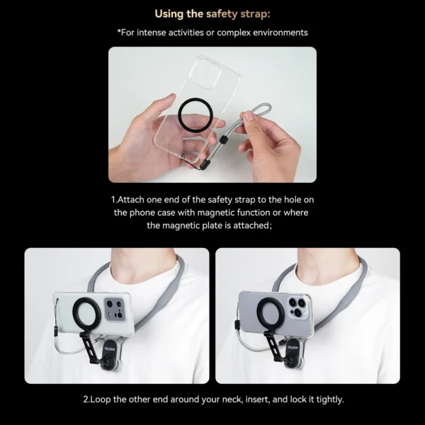 TELESIN Magnetic Neck Mount for Phones - Image 5