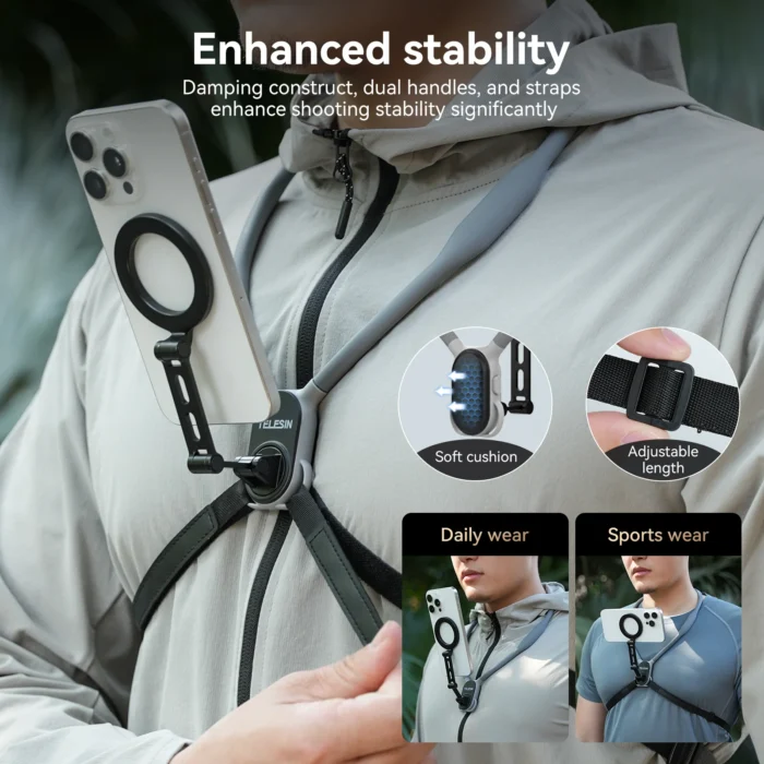 TELESIN Magnetic Neck Mount for Phones - Image 2