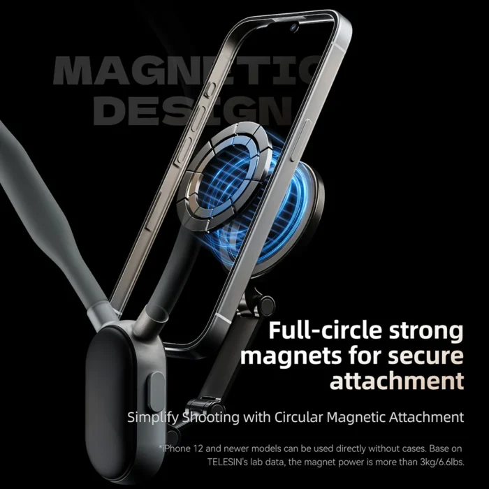 TELESIN Magnetic Neck Mount for Phones - Image 9
