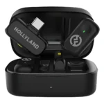 Hollyland LARK A1 Combo 2-Person Wireless Microphone System with USB-C and Lightning Connectors for Mobile Devices (Space Gray, 2.4 GHz) - Image 3
