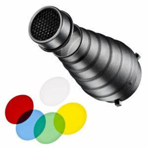 General Metal Snoot Bowens Mount For Digital Camera - Black