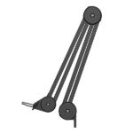 Comica MS1-L Studi Boom Arm Mic Stand - Image 3