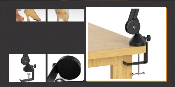 Comica MS1-L Studi Boom Arm Mic Stand - Image 13