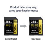 Lexar 256GB Professional 2000x UHS-II SDXC Memory Card - Image 2