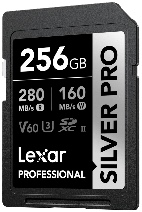 Lexar 256 GB Professional Silver Pro SDXC UHS-II Card