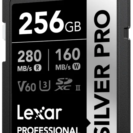 Lexar Professional SILVER PRO 256GB SDXC UHS-II V60 memory card