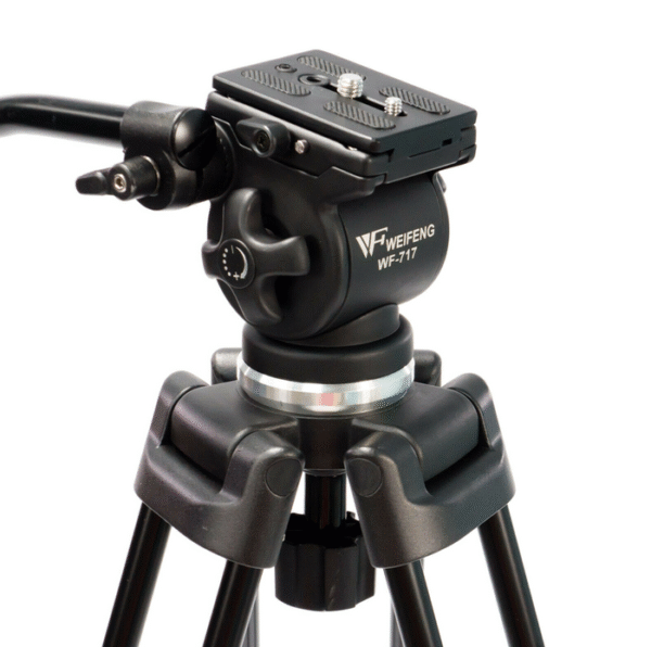 Weifeng WF 717 71" /1.89m Professional Video DV Camera Tripod - Image 3