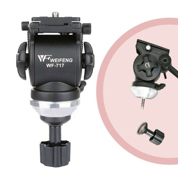 Weifeng WF 717 71" /1.89m Professional Video DV Camera Tripod - Image 7