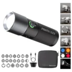 PHOTOOLEX Magnetic Gobos 4 Colors Photography Spotlight - Image 2