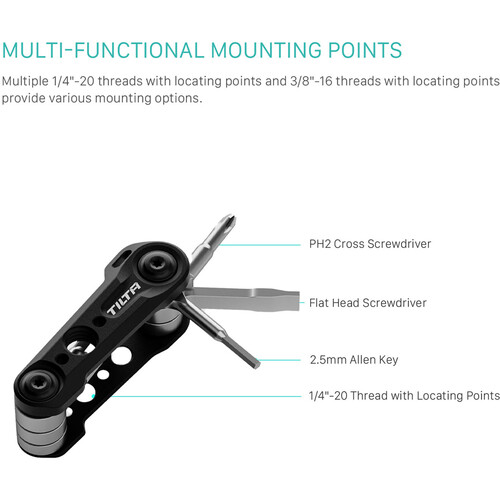 Tilta Multifunctional Mini Tool Kit (Black) TA-MMT-B - Image 4