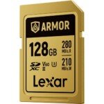 Lexar 128GB ARMOR GOLD UHS-II SDXC Memory Card - Image 3