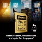 Lexar 128GB ARMOR GOLD UHS-II SDXC Memory Card - Image 7