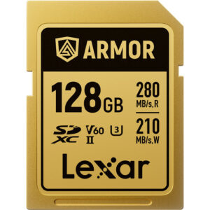 Lexar 128GB ARMOR GOLD UHS-II SDXC Memory Card