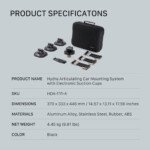 Tilta Hydra Articulating Car Mounting System with Electronic Suction Cups - Image 6