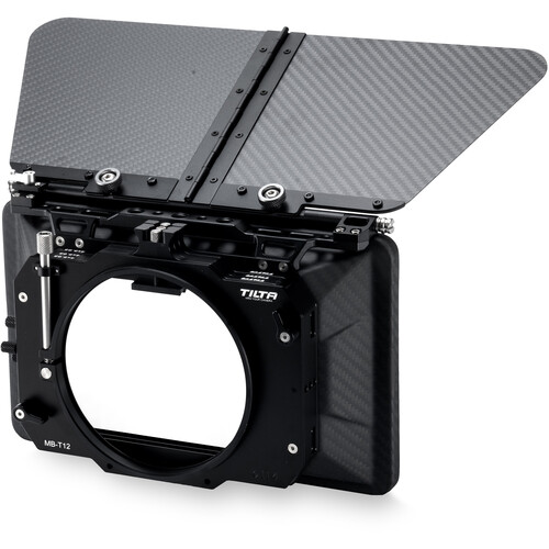 Tilta 3-Stage 4 x 5.65″ Carbon Fiber Clip-On Matte Box (114mm Back) MB-T12