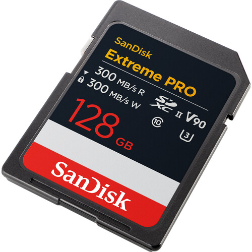 SanDisk 128GB Extreme PRO UHS-II SDXC Memory Card - Image 2