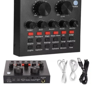 Live Sound Card Wired Condenser Microphone