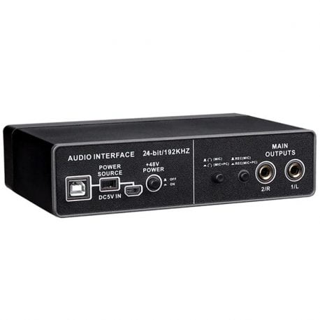 TEYUN Q-22 Audio Interface 24-bit / 192 kHz - Image 2