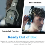 Hollyland Solidcom SE 5S 5-Person Full-Duplex Single-Ear Noise-Canceling Headset Intercom System (2.4 GHz) - Image 4