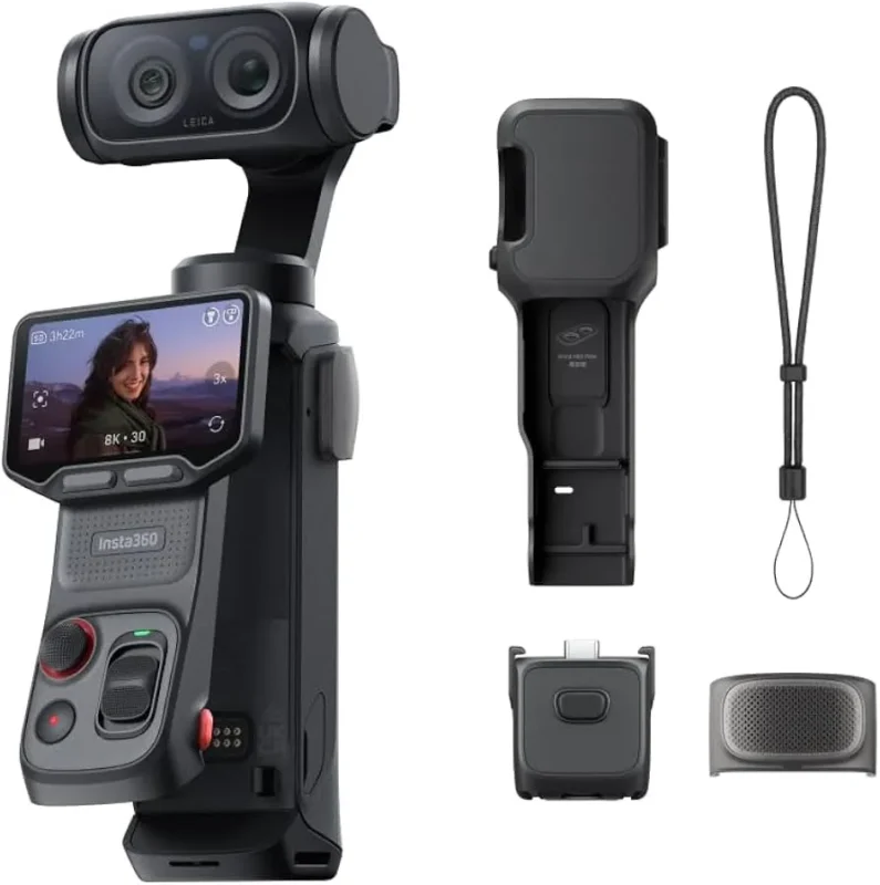 Insta360 Luna Ultra Standard Combo Cosmic Black 8K dual-lens gimbal camera
